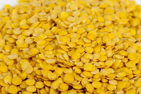 Yellow lentil beans — Stock Photo, Image