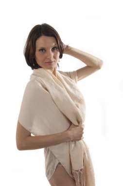 hafif iç çamaşırı genç kadın