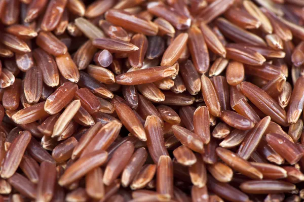 Peeled red rice — Stock Photo, Image