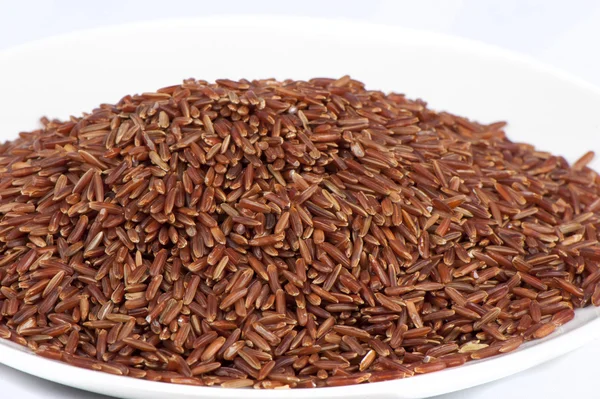 Peeled red rice — Stock Photo, Image