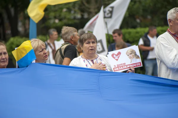 Opposition rally — Stock Photo, Image