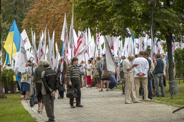 Opposition rally — Stock Photo, Image