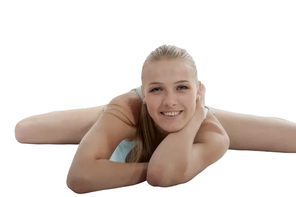 Unga gymnasten — Stockfoto