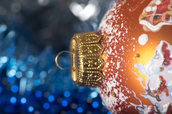 Glass Christmas ball — Stock Photo, Image