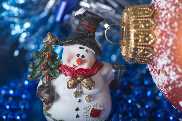 Toy snowman — Stock Photo, Image