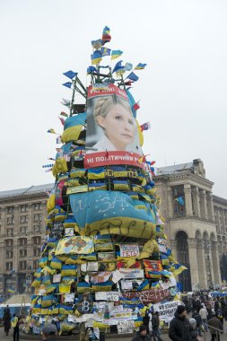 Kiev muhalefet mitingi