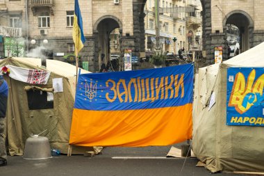 Kiev'de sokak khreschatyk ayaklanmalar