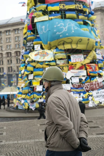 De manifestatie van de oppositie in kiev — Stockfoto