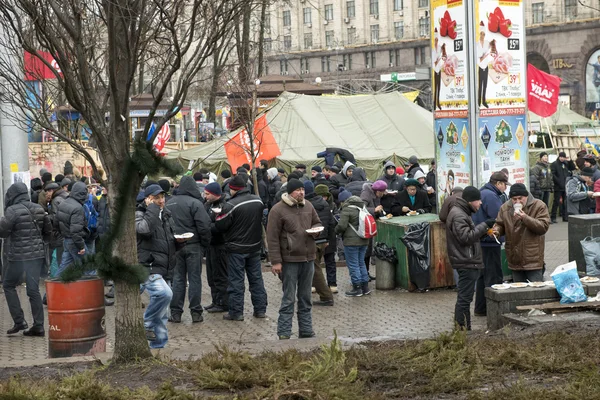 Митинг оппозиции в Киеве — стоковое фото