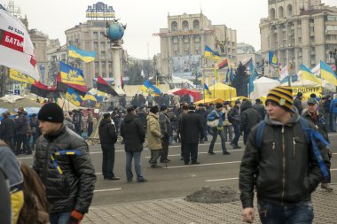 Kiev muhalefet mitingi