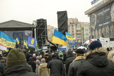 Kiev muhalefet mitingi
