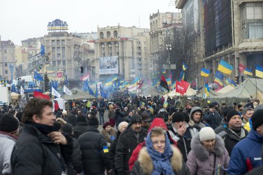 Kiev muhalefet mitingi