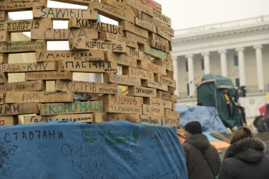 Kiev muhalefet mitingi