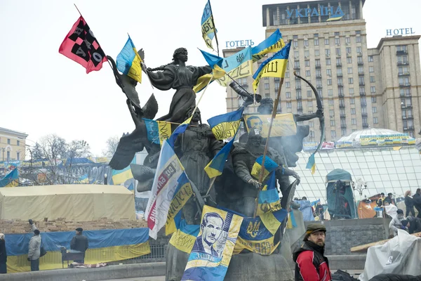 Oppositionsmötet i kiev — Stockfoto