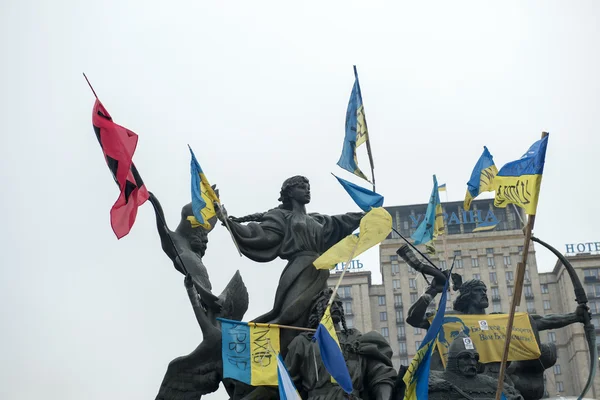 Manifestación de oposición en Kiev — Foto de Stock