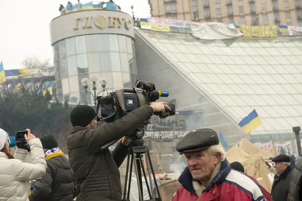 Oppositionsmötet i kiev — Stockfoto