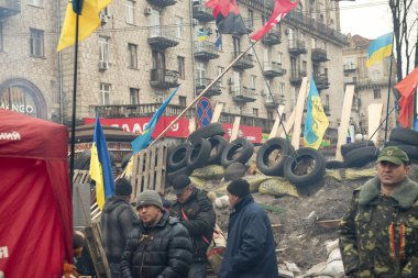 Kiev muhalefet mitingi