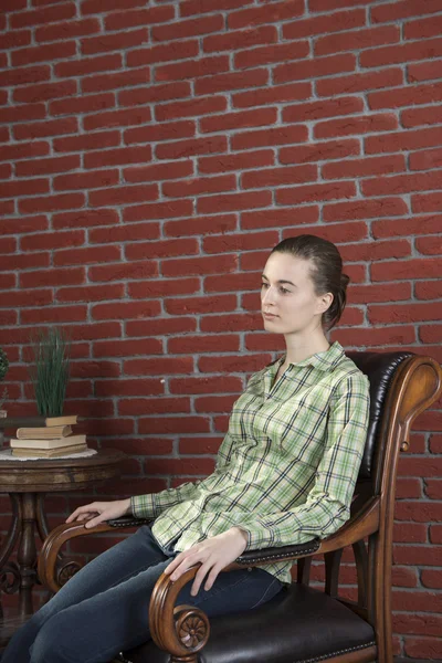 Retrato de una joven — Foto de Stock