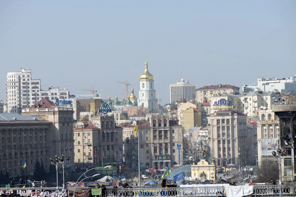 Vista de la independencia majdanBağımsızlık majdan görünümünü — Stok fotoğraf