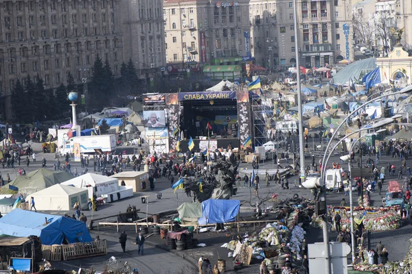 Vista de la Independencia Majdan —  Fotos de Stock