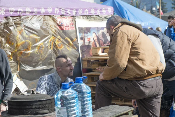 Viața pe Maidan — Fotografie, imagine de stoc