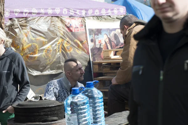 Leven op de maidan — Stockfoto