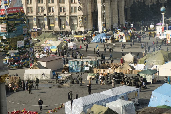 Вид на Майдан — стоковое фото