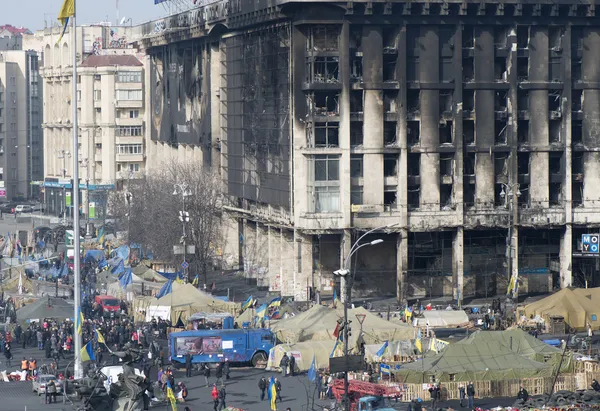 View of the Independence Maidan — Stock Photo, Image