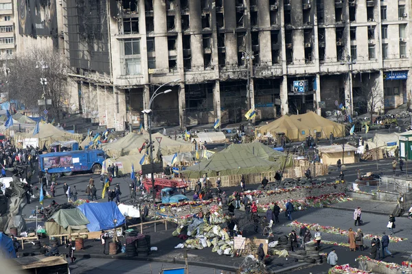 Vista da Independência Majdan — Fotografia de Stock