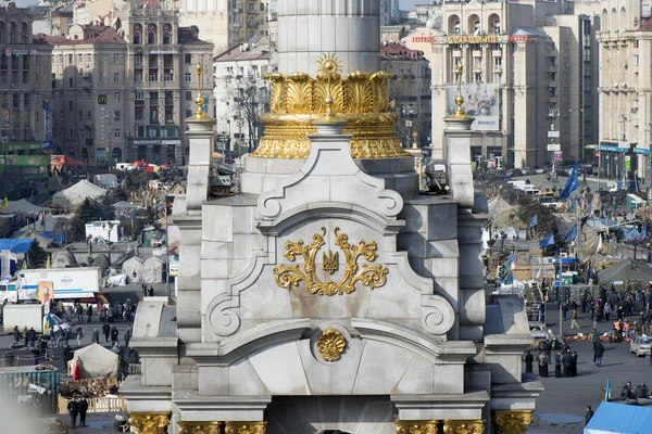 Вид на Майдан — стоковое фото