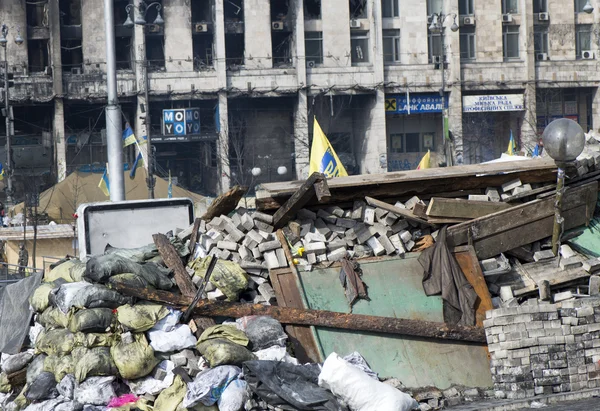 Barricades in Kiev — Stock Photo, Image