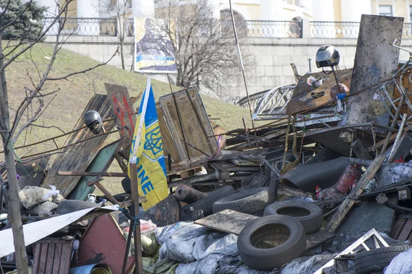 Barricades in Kiev — Stock Photo, Image