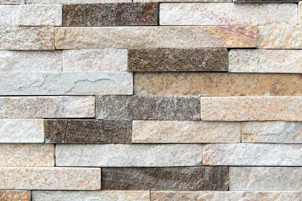 Building natural stone cladding — Stock Photo, Image