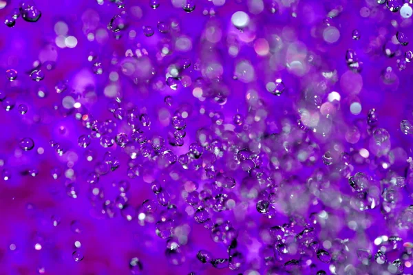 Abstract Defocused Background Water Droplets Short Exposure Macro Photography — Stock Photo, Image