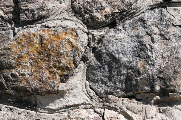 Fond Maçonnerie Granit Pierre Avec Des Pierres Naturelles Gros Plan — Photo