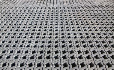 parke taşı döşemesi.