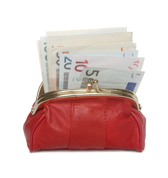 Red wallet. — Stock Photo, Image