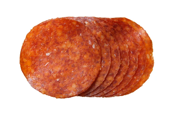 Wurst mit Pfeffer. — Stockfoto