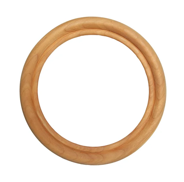 Round wooden frame. — Stock Photo, Image