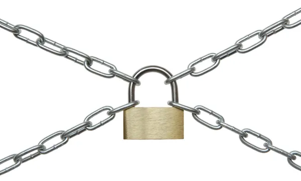 asma kilit ve zincirler.