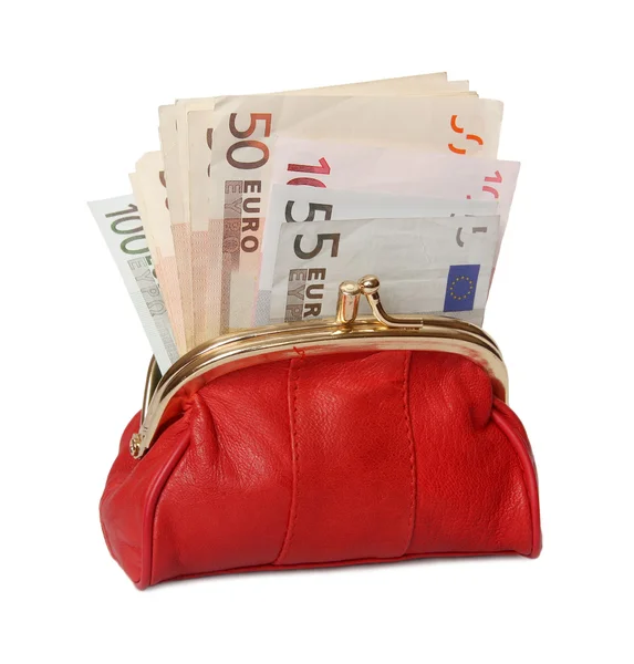 Red wallet. — Stock Photo, Image