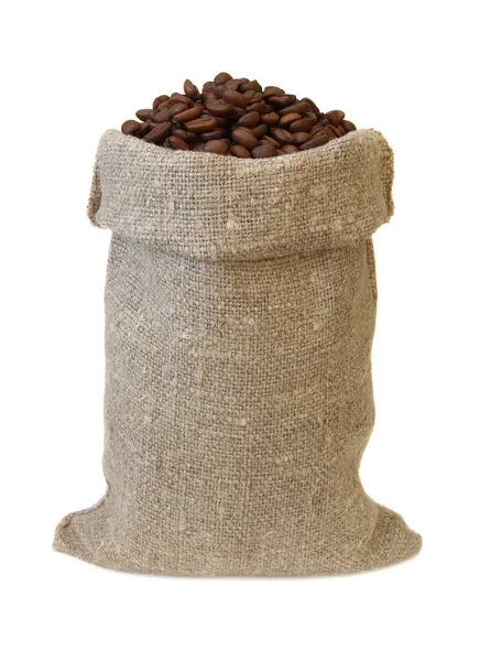 Koffie in een zak. — Stockfoto