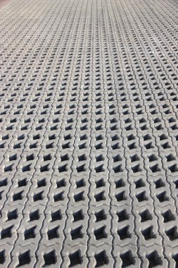 parke taşı döşemesi.