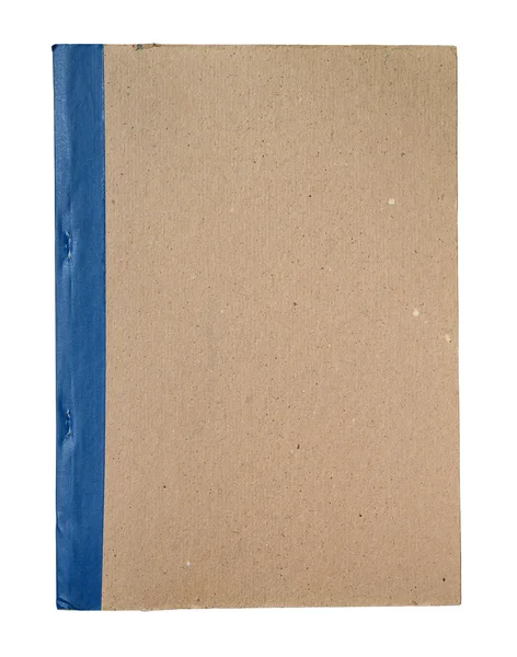 Skriva-bok med en kartong täcka — Stockfoto
