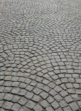 parke taşı döşemesi.