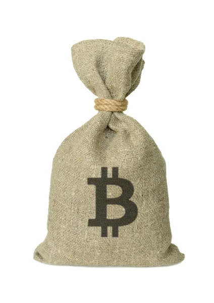 Bolsa de bitcoin . — Foto de Stock