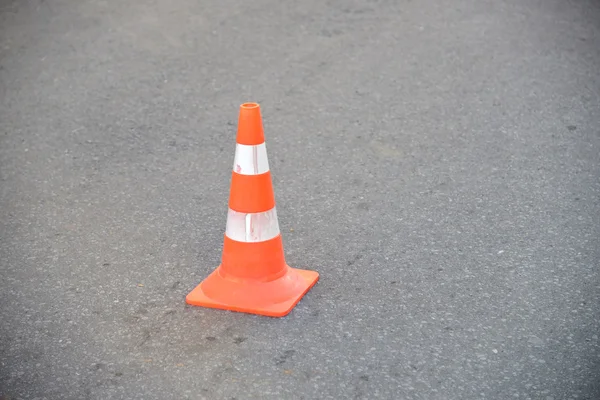 Sinal de cone de tráfego . — Fotografia de Stock