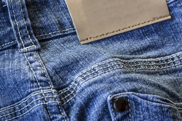 Jeans Trousers Detail Close — Stock Photo, Image