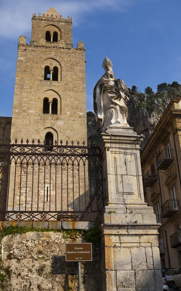 Cefalu domkyrka Royaltyfria Stockfoton