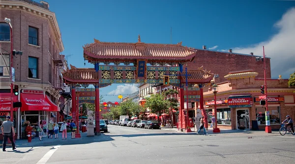 Chinatown, Victoria, Columbia Británica, Canadá — Foto de Stock